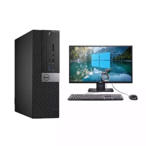 PC DELL Optiplex i5 7ma Gen 8 Gb RAM, 240 Gb SSD, Mouse y Teclado, Monitor 22"