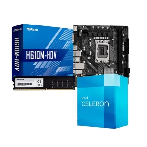 Kit 12ma Gen H610M-G celeron Micro G 6900,  8 Gb RAM