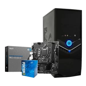 PC H510M-B II MSI, Intel Pentium Gold G6400, 8 GB, 240 GB SSD Dahua, Combo Mouse y Teclado, Monitor 22"