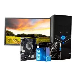 PC H510MHP 2.0 BIOSTAR, Intel Celeron G5905, 8 GB, 240 GB SSD Dahua, Combo Mouse y Teclado, Monitor 22"