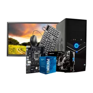 PC H510MHP 2.0 BIOSTAR, Intel Celeron G5905, 8 GB, 256 GB SSD M2 Dahua, Combo Mouse y Teclado, Monitor 22"